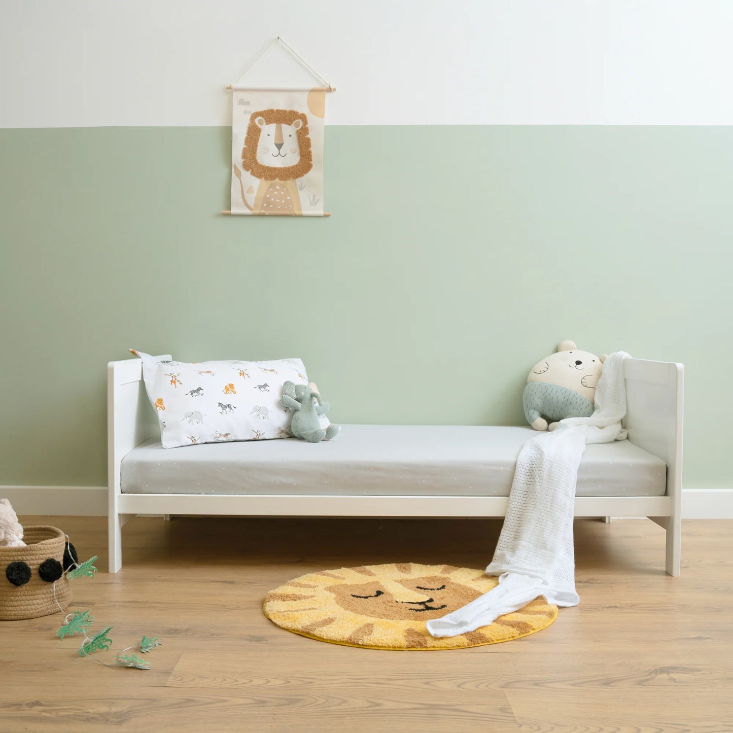Clair de Lune Essentials Cot Bed White CL6607
