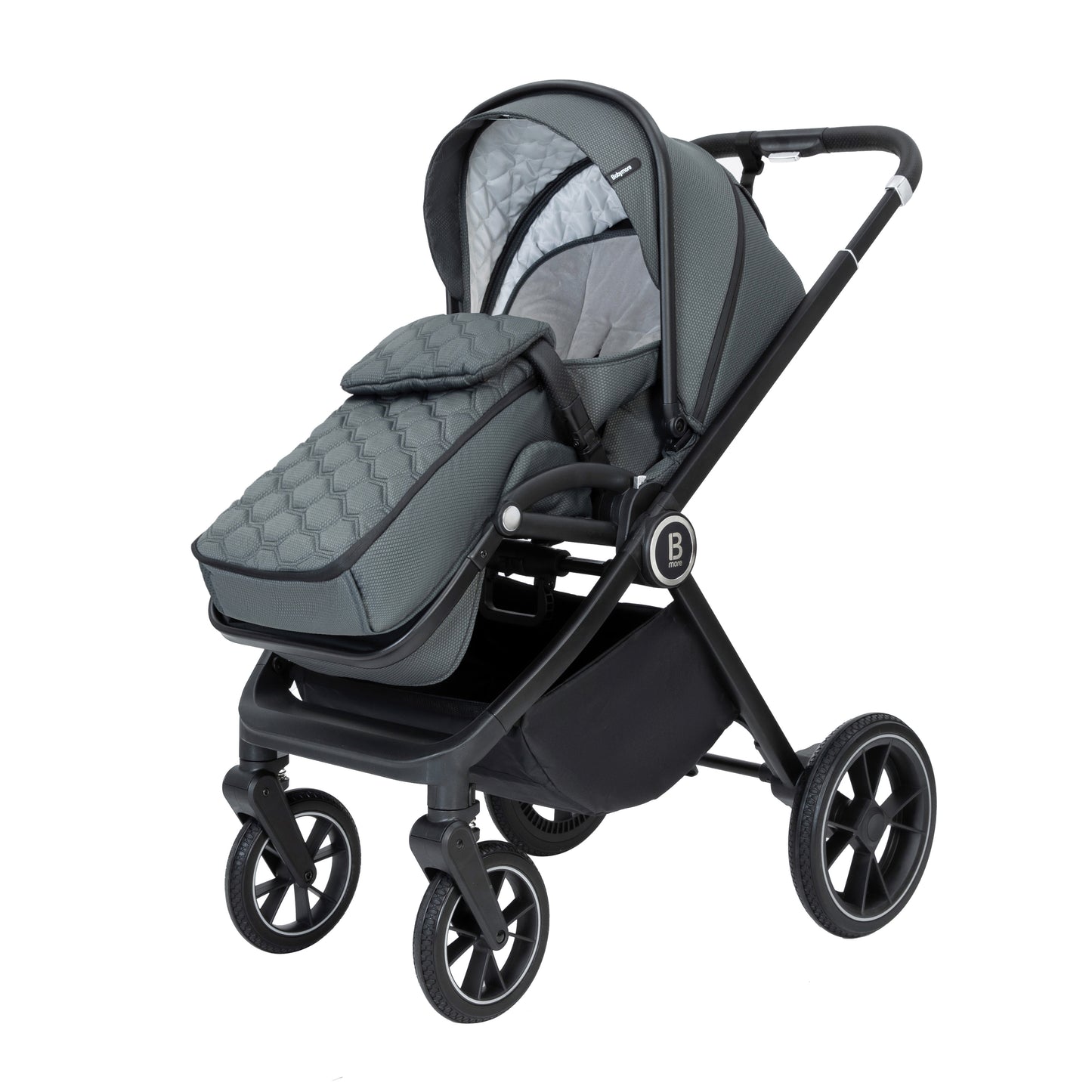 Babymore Kai Pram Pushchair - Forest Grey 2680704