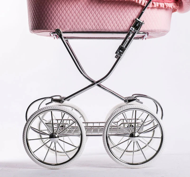 Roma Annie Dolls Pram - Pink RAS-DP-P