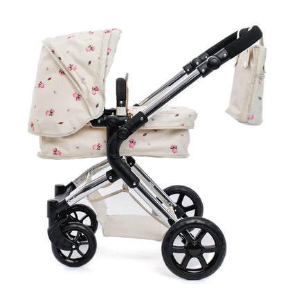Roma Darcie Single Dolls Pram - Cream RDS-DP-CR