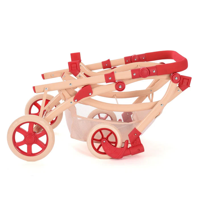 Roma RHS Twin Dolls Pram - Flora RTDP-RHS-FL