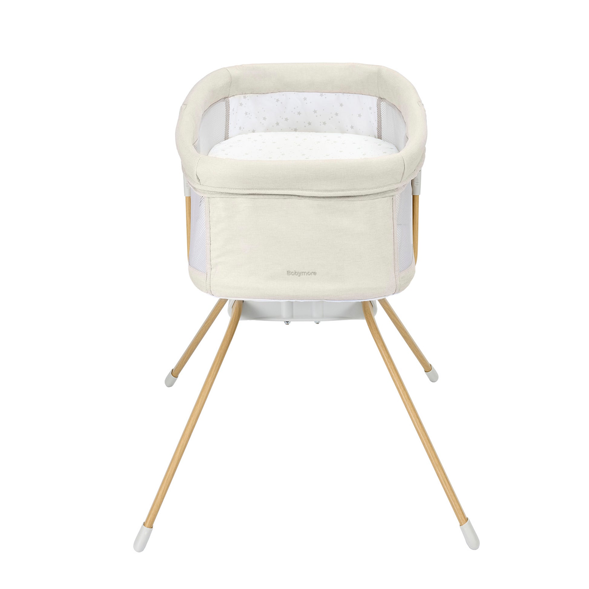 Babymore Air Motion Gliding Crib - Cream 2600001