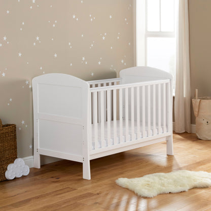 Babymore Aston 3 Piece Nursery Room Set - White 26AWRS3