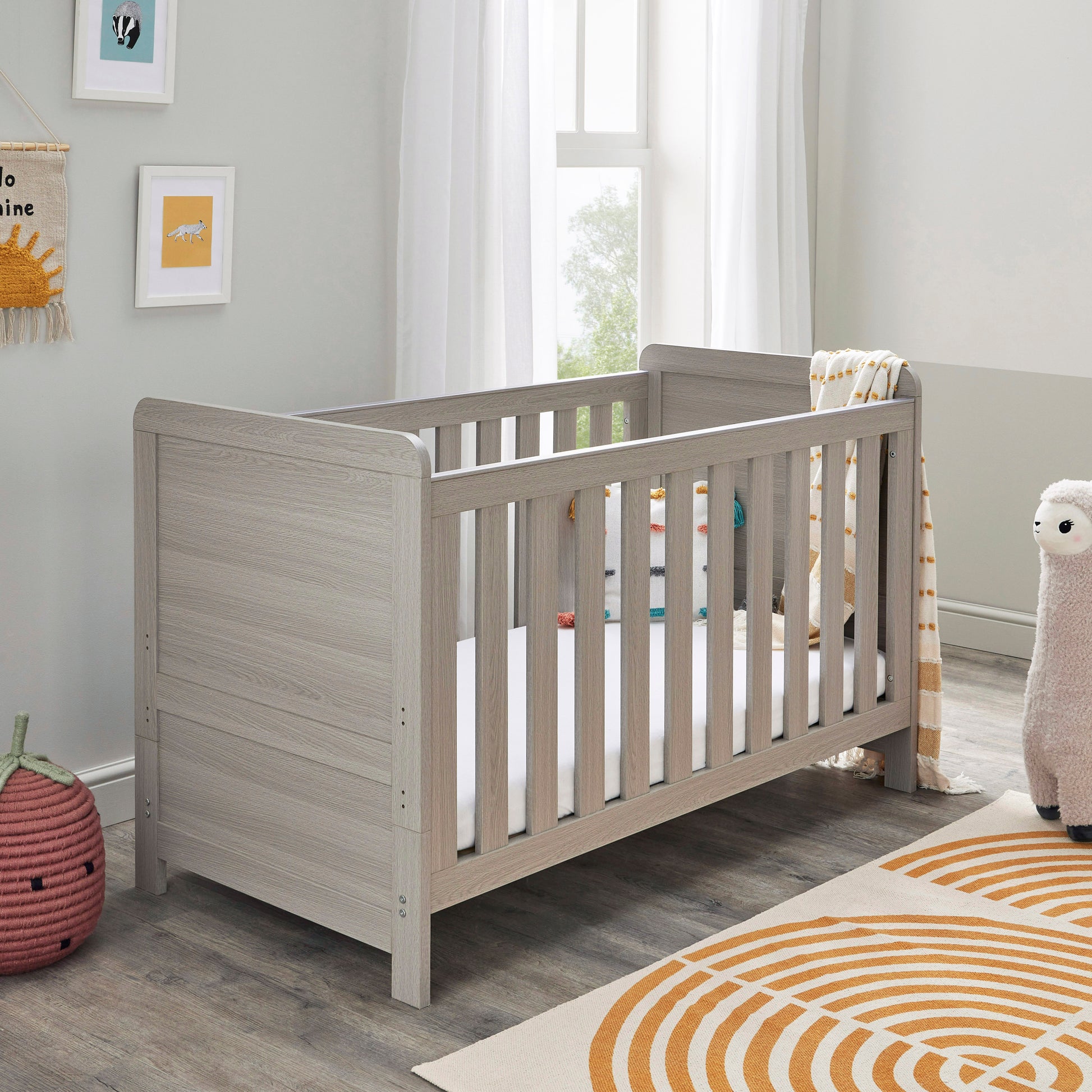 Babymore Caro 3 Piece Nursery Room Set - Grey Wash 26CGRS3