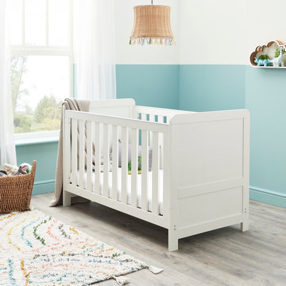 Babymore Caro 3 Piece Nursery Room Set - White Wash 26CWRS3