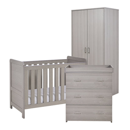 Babymore Caro Mini 3 Piece Room Set - Grey Wash 26CMGRS3