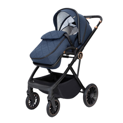 Babymore Chia Pram Pushchair - Midnight Blue 2680804
