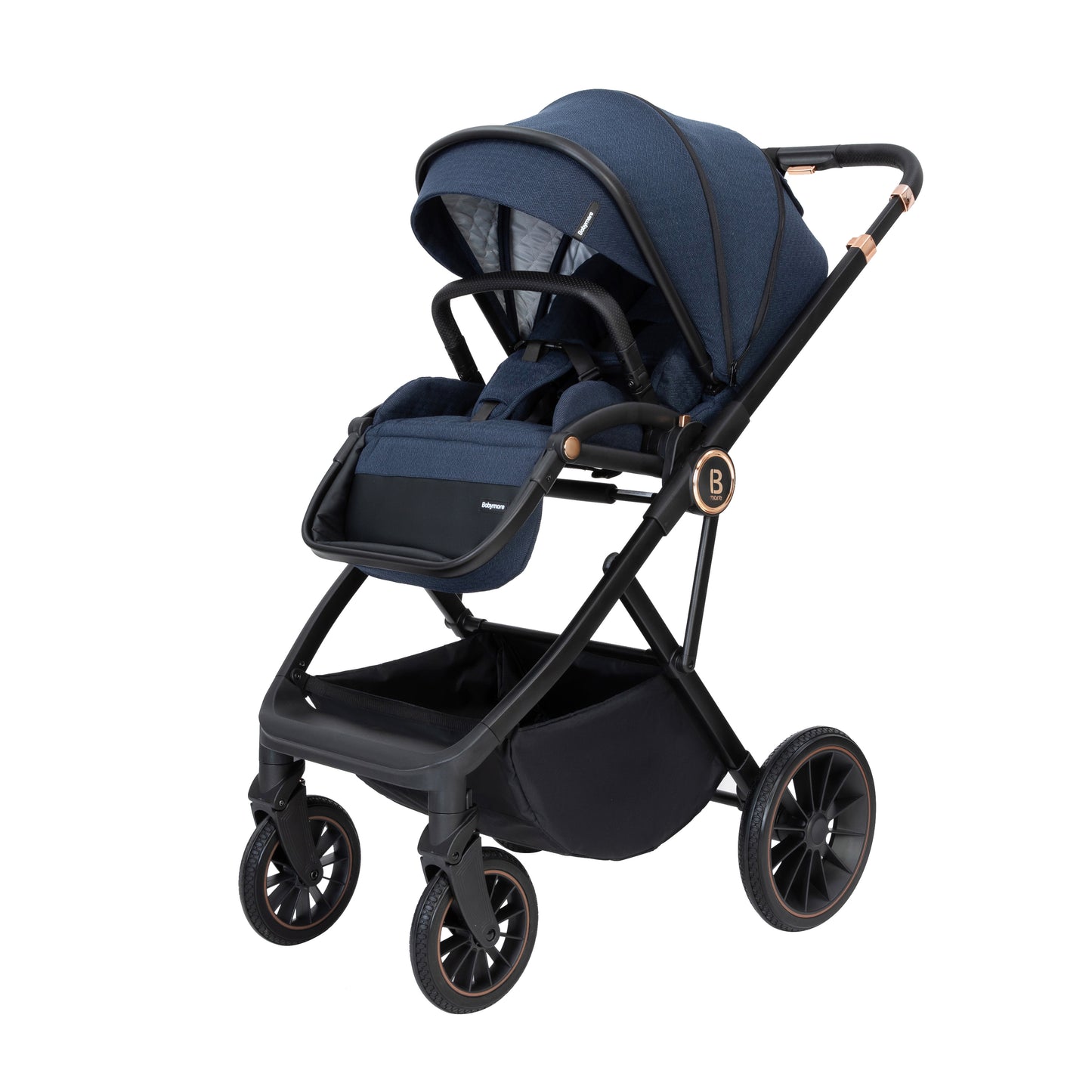 Babymore Chia Pram Pushchair - Midnight Blue 2680804