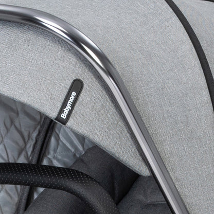 Babymore Chia Pram Pushchair - Pearl Grey 