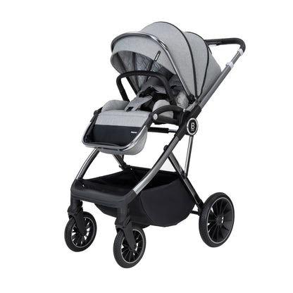 Babymore Chia Pram Pushchair - Pearl Grey 2680803