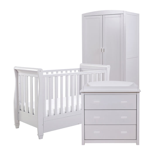 Babymore Eva 3 Piece Nursery Room Set - Grey 26EGRS3