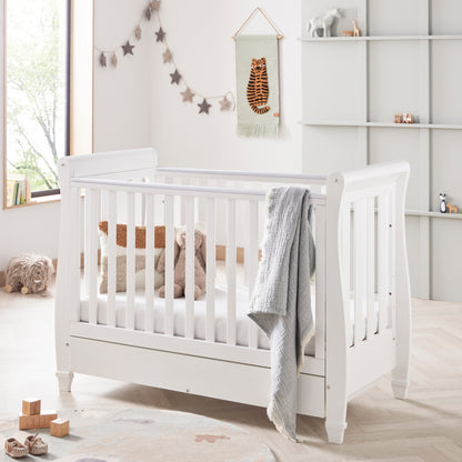 Babymore Eva 3 Piece Nursery Room Set - White 26EWRS3