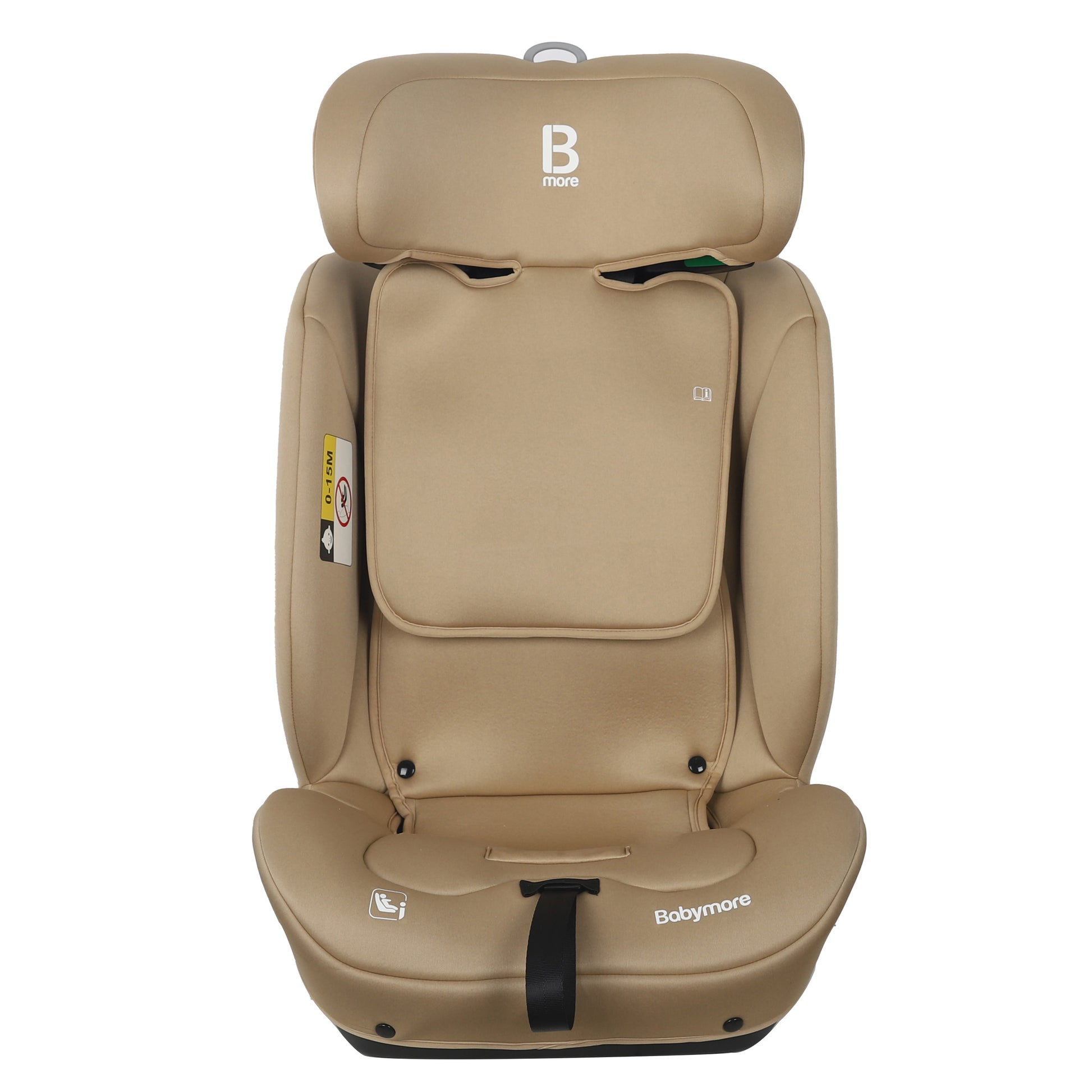 Babymore Hazel Car Seat i-Size 76-150cm 15 Months-12 Years – Biscotti 2690301