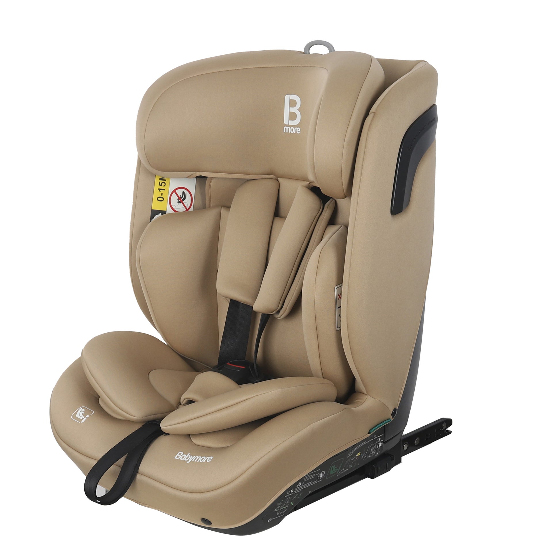 Babymore Hazel Car Seat i-Size 76-150cm 15 Months-12 Years – Biscotti 2690301