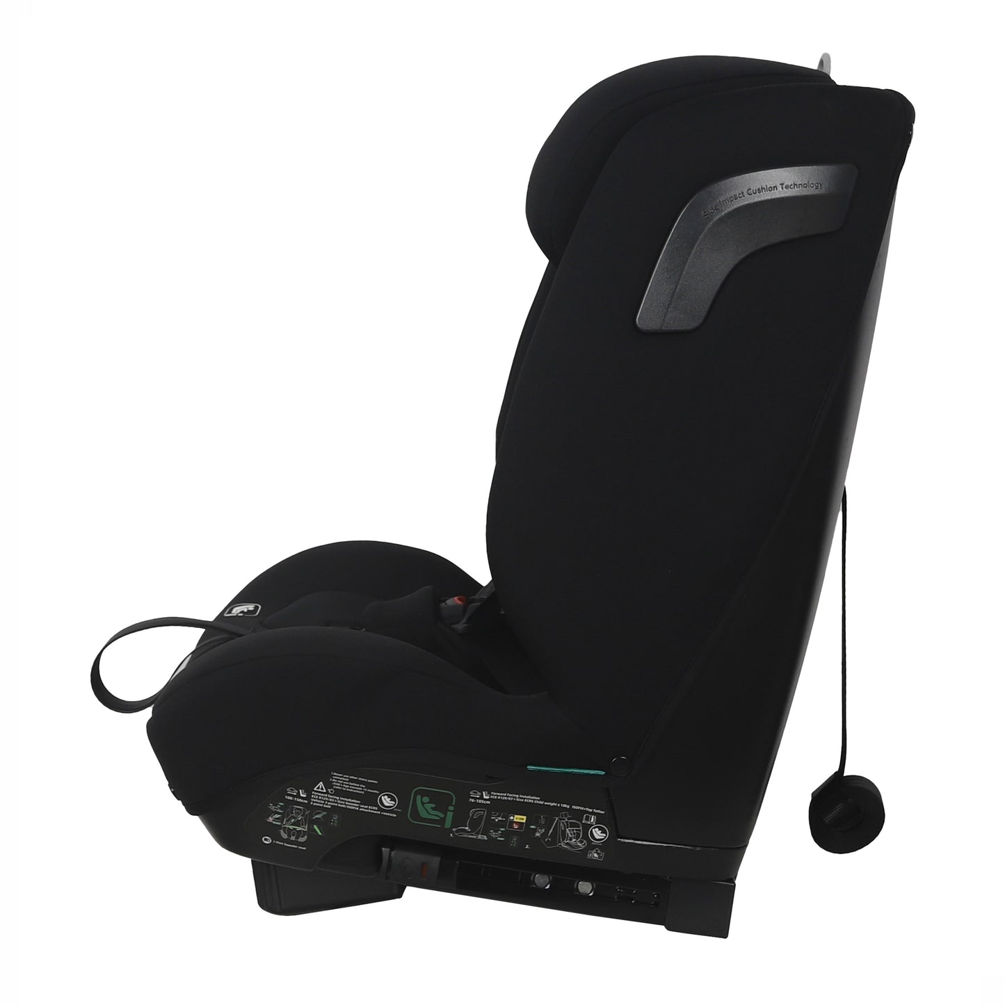 Babymore Hazel Car Seat i-Size 76-150cm 15 Months-12 Years – Black 2690304