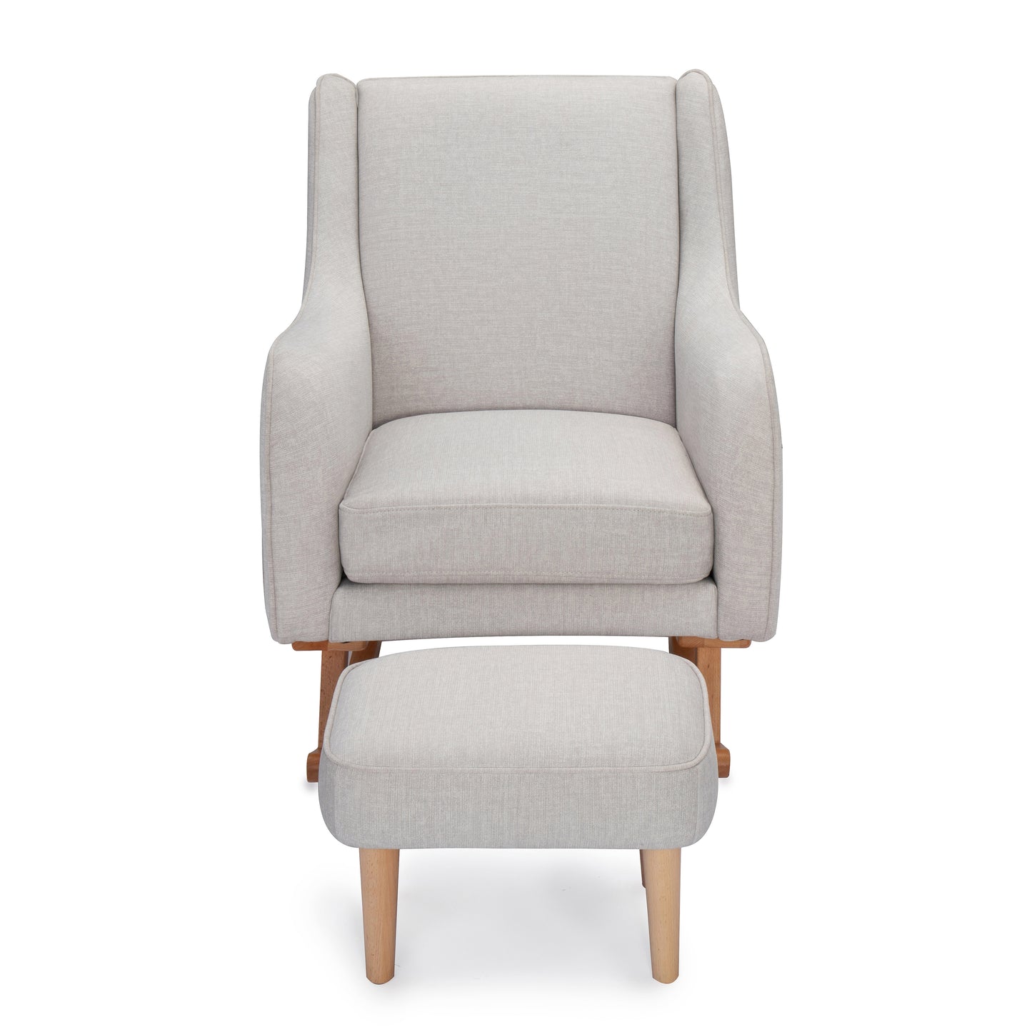 Babymore Ida Nursing Chair with Stool - Cashmere 2670033