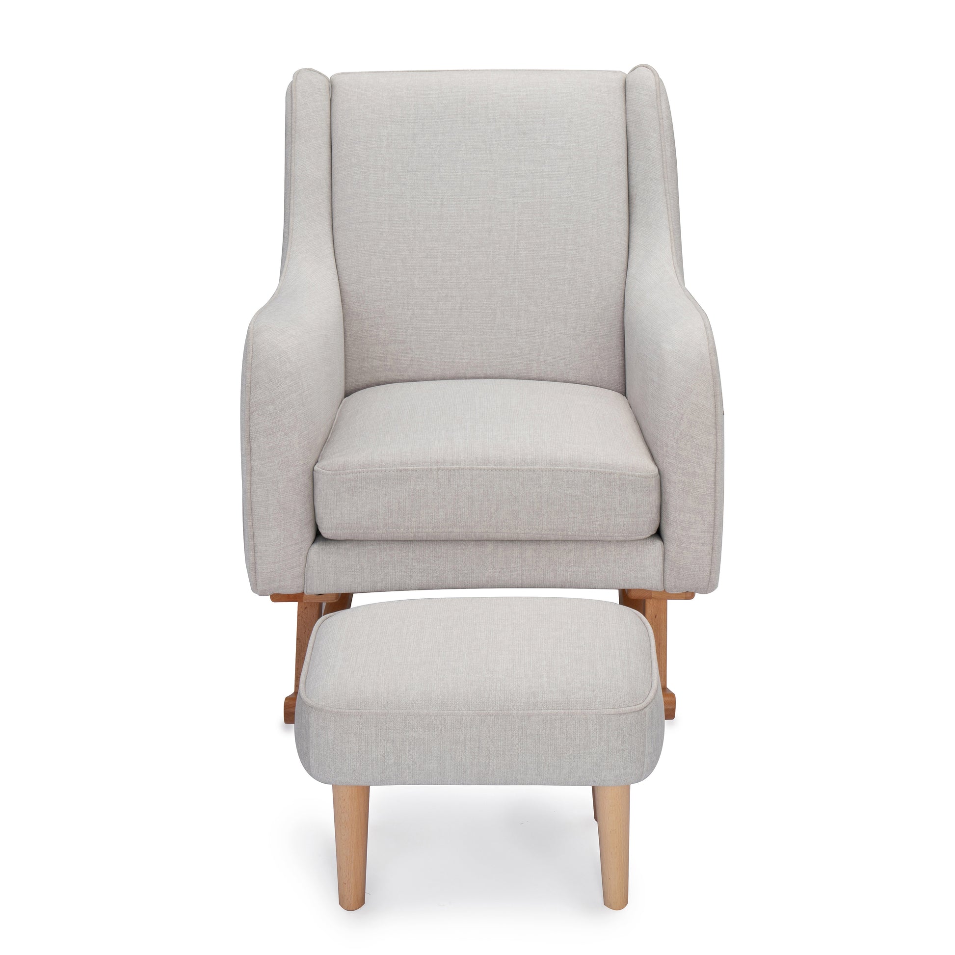 Babymore Ida Nursing Chair with Stool - Cashmere 2670033