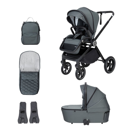 Babymore Kai Pram Pushchair - Forest Grey 2680704