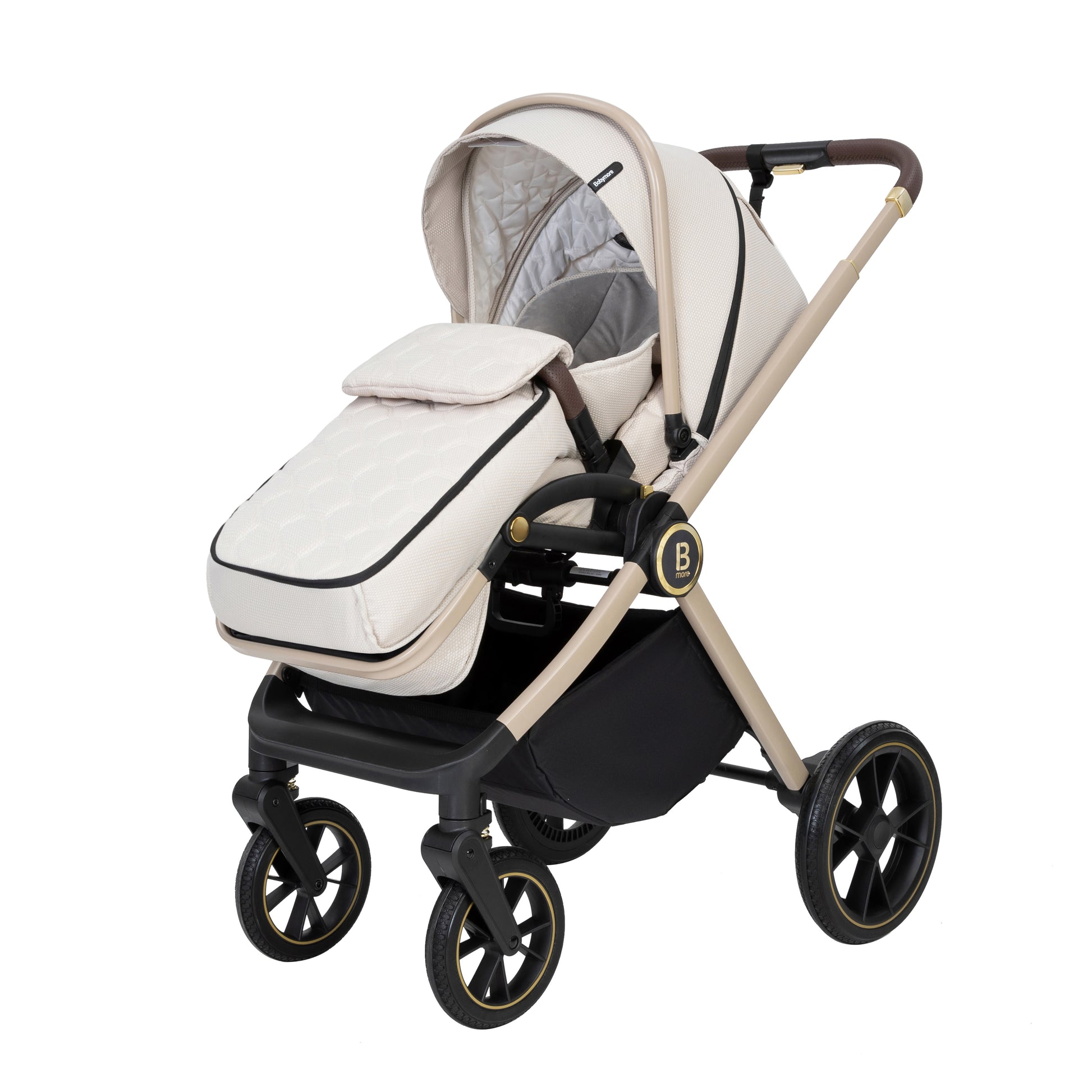 Babymore Kai Pram Pushchair - Sandstone 2680701