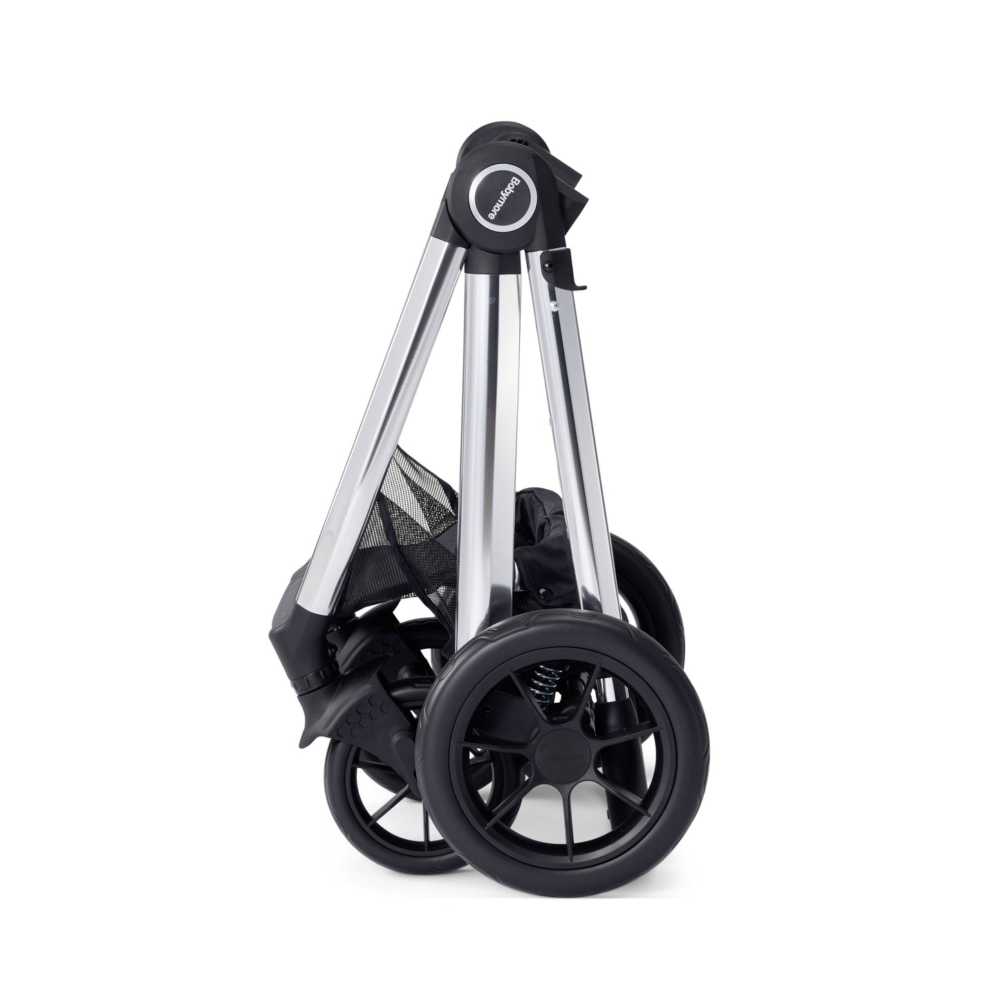 Babymore Memore V2 Pram Pushchair 11 Piece - Chrome 2680550-10