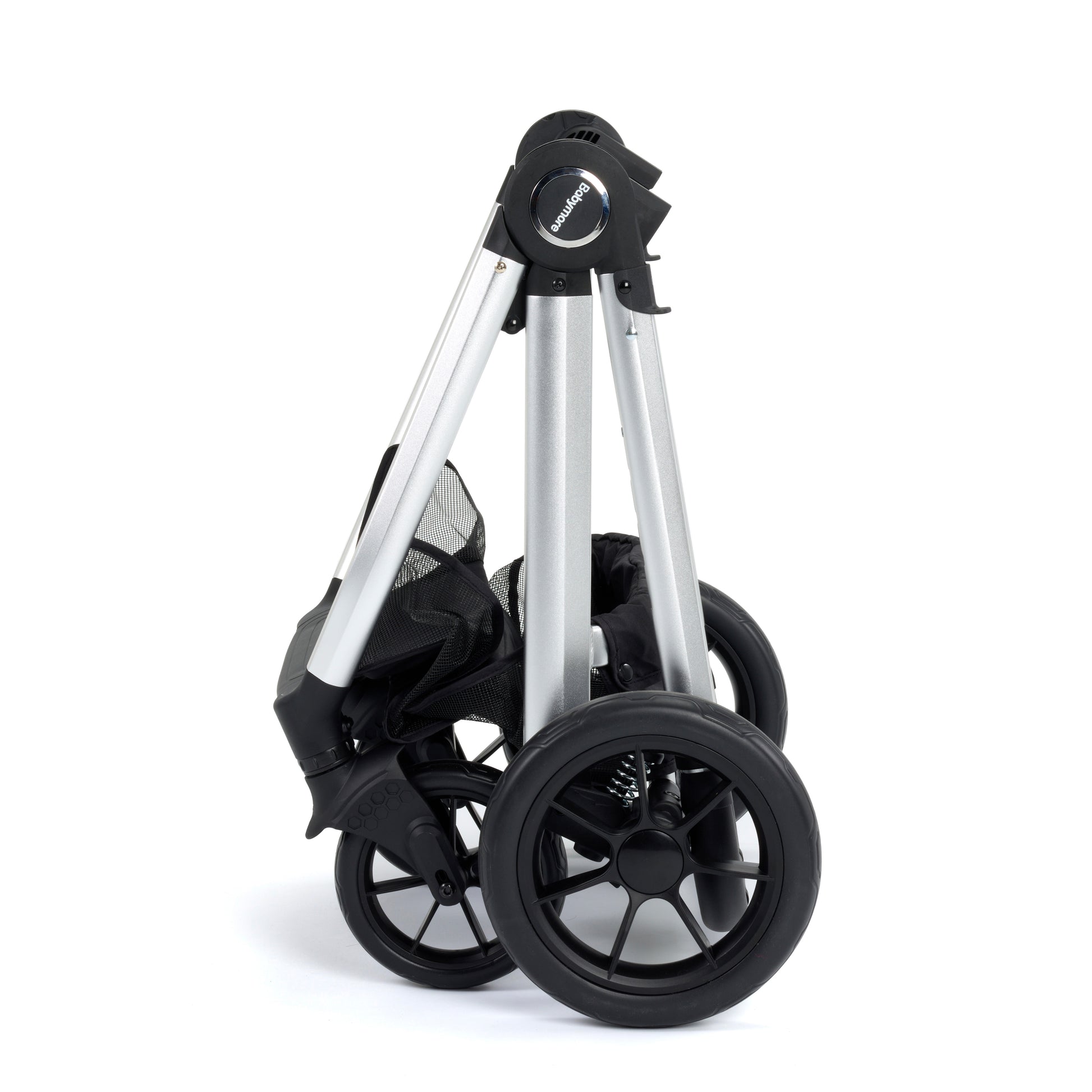 Babymore Memore V2 Pram Pushchair 11 Piece - Silver 2680551-10