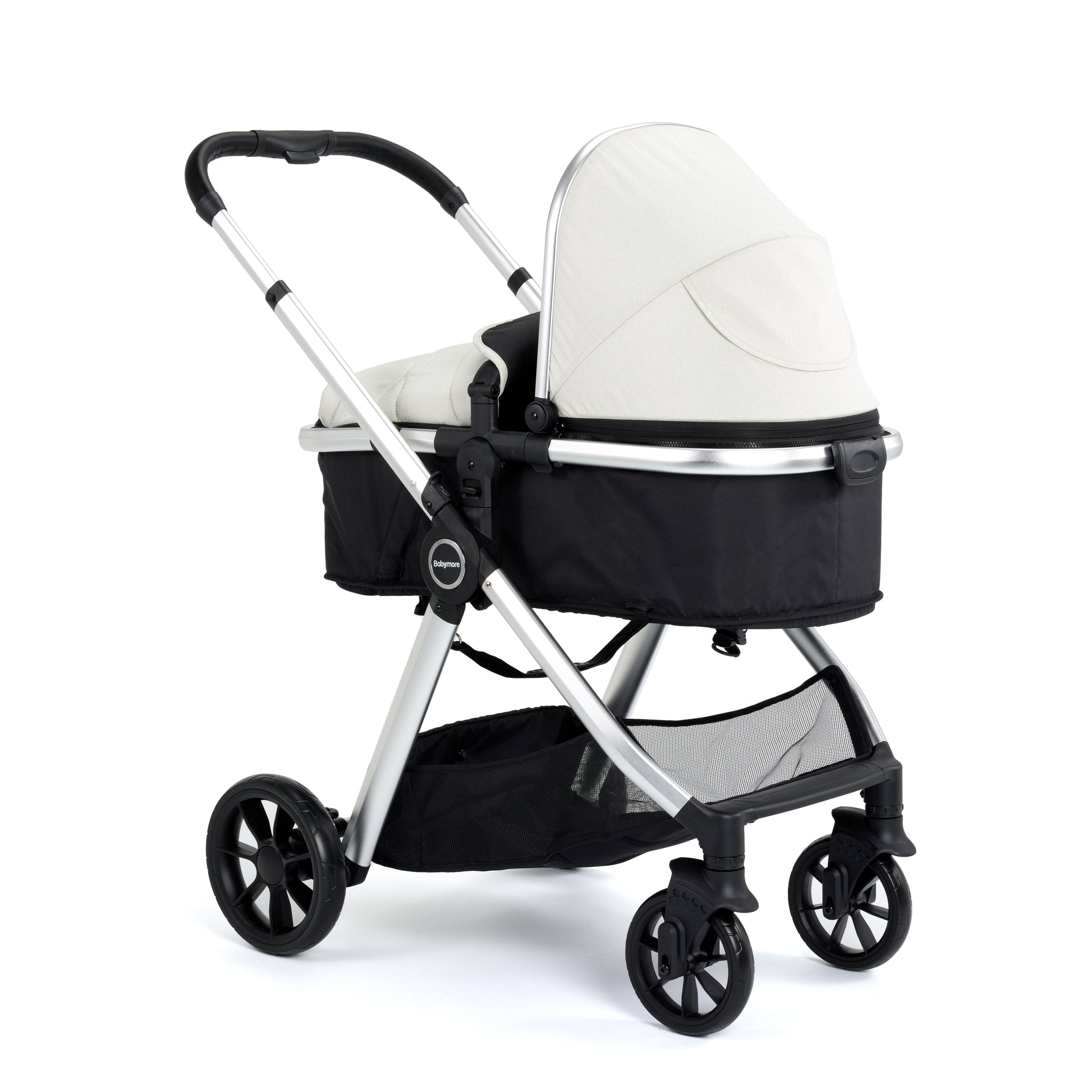 Babymore Mimi 2 in 1 Pram Pushchair - Silver 2680351