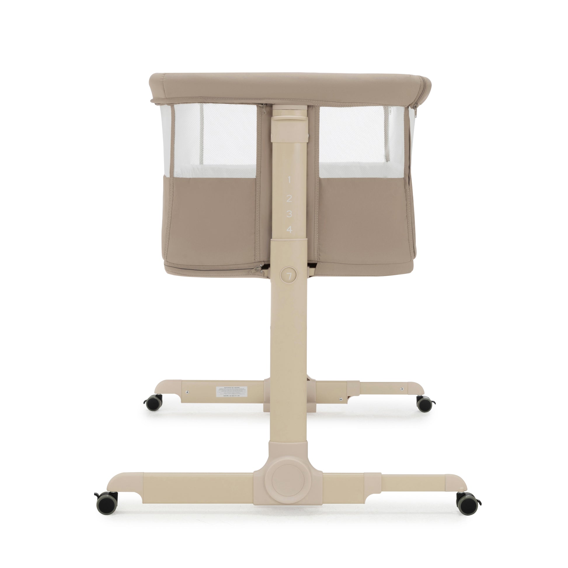 Babymore Neera Bedside Crib - Khaki.......