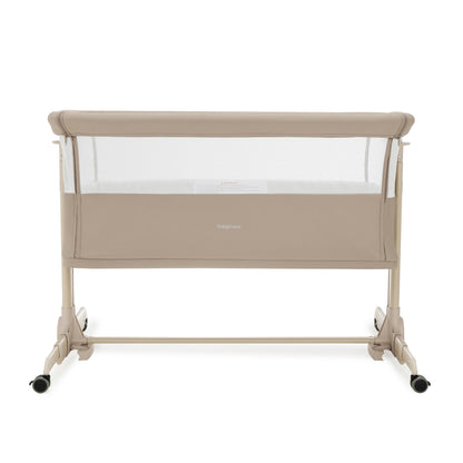 Babymore Neera Bedside Crib - Khaki