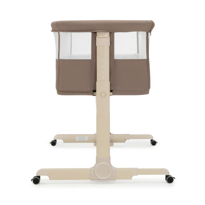 Babymore Neera Bedside Crib - Mocha