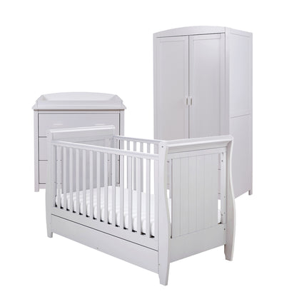 Babymore Stella 3 Piece Nursery Room Set - Grey 26SGRS3
