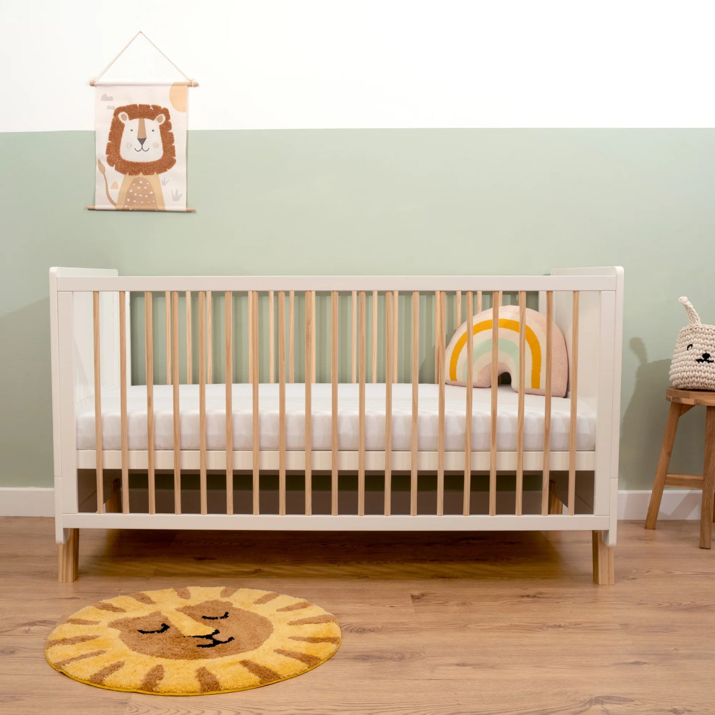 Clair de Lune Essentials Cot Bed White CL6607