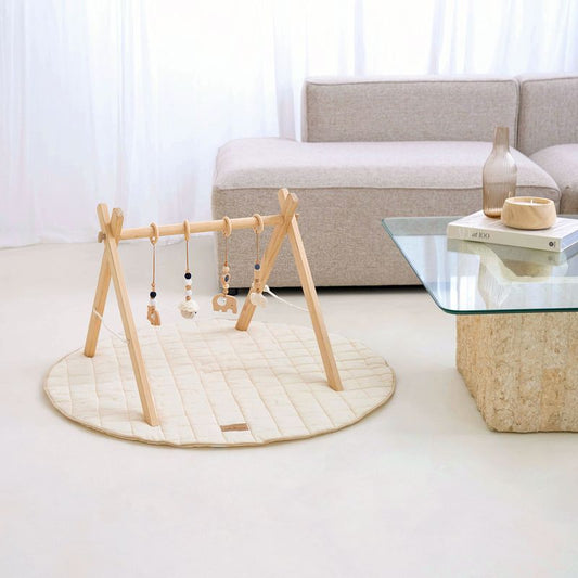 Clair de Lune Organic Play Mat & Play Gym Bundle CL6630/CL6632