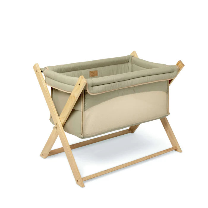 Clair de Lune Sage Organic Folding Crib CL6588EM