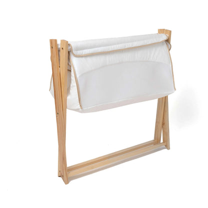 Clair de Lune White Organic Folding Crib CL6588WE