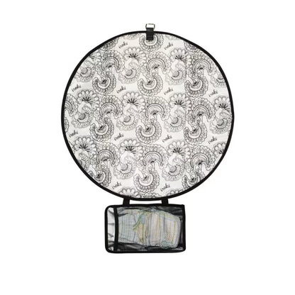 ISOKI ADELAIDE CHANGE MAT CLUTCH ROUND BLACK 117966