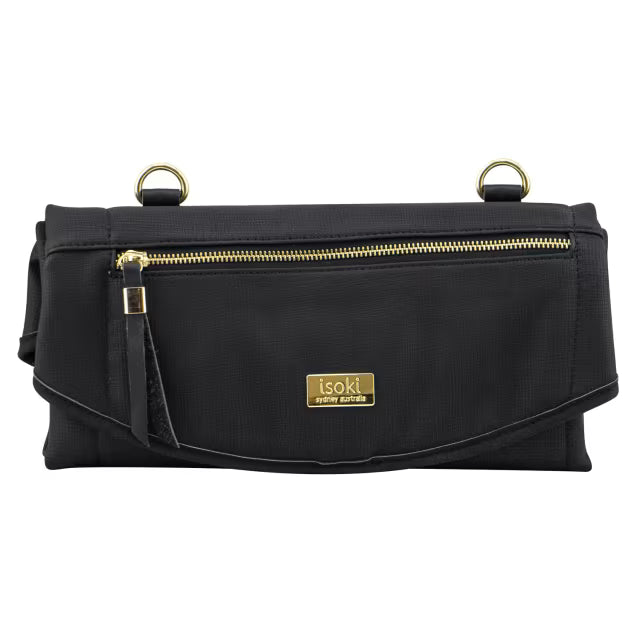 ISOKI ADELAIDE CHANGE MAT CLUTCH ROUND BLACK 117966