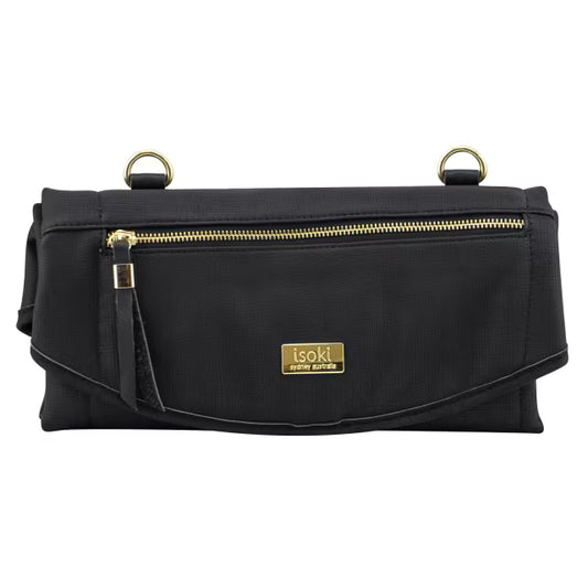 ISOKI ADELAIDE CHANGE MAT CLUTCH ROUND BLACK 117966