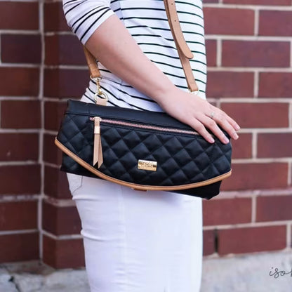 ISOKI ADELAIDE CHANGE MAT PURSE BLACK/TAN QLTD 117967