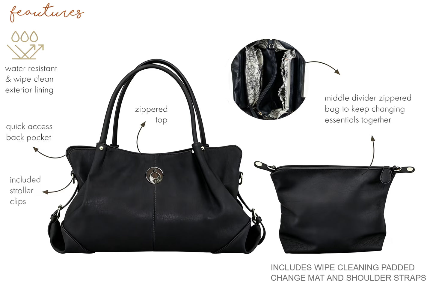 ISOKI ANAKIE SATCHEL ONYX 117964