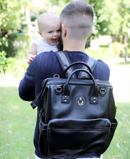 ISOKI BYRON BACKPACK BLACK PU/ONYX 119881