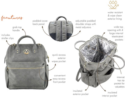 ISOKI BYRON BACKPACK STONE 117961