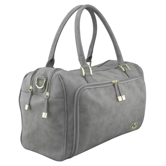 ISOKI DOUBLE ZIP SATCHEL STONE GREY 117959