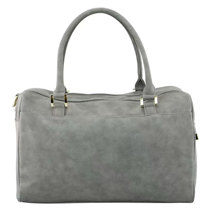 ISOKI DOUBLE ZIP SATCHEL STONE GREY 117959