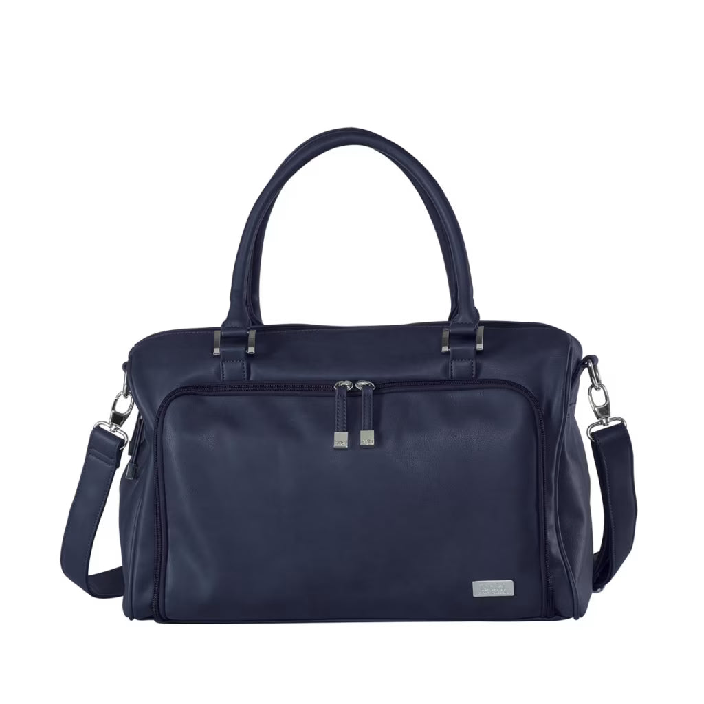 ISOKI DOUBLE ZIP SATCHEL STONE NAVY 18229