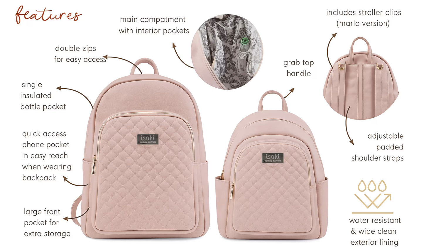 ISOKI MARLO BACKPACK MUSHROOM 119016