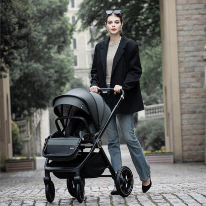 Babymore Kai Pram Pushchair - Forest Grey 2680704