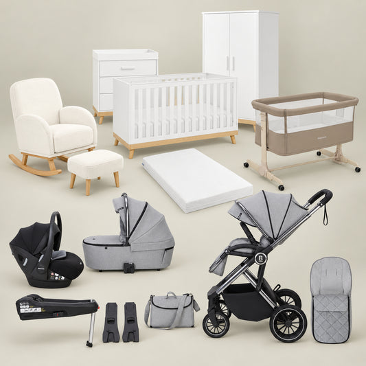 Babymore Mona Ultimate Nursery & Travel Bundle 26MW3BDL2