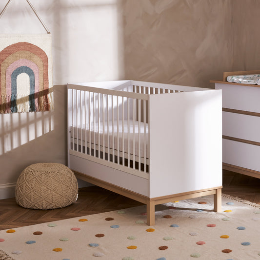 Obaby Astrid Mini Cot Bed - White 20OB3302