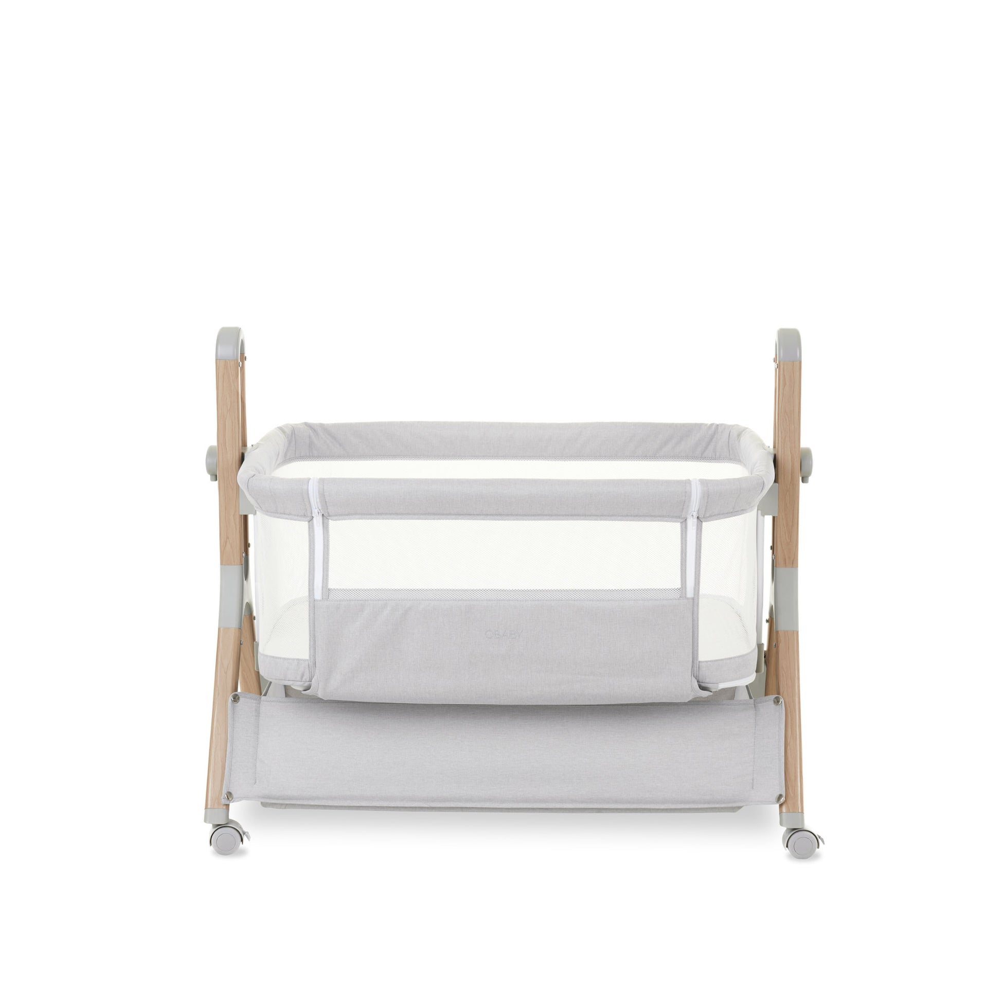 Obaby Cloud Bedside Crib - Grey 30OB2004