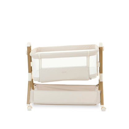 Obaby Cloud Bedside Crib - Oatmeal 30OB2002